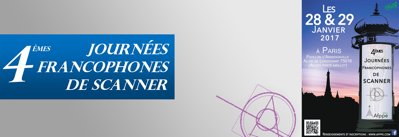 AFPPE 4e journées francophone de scanner 2017