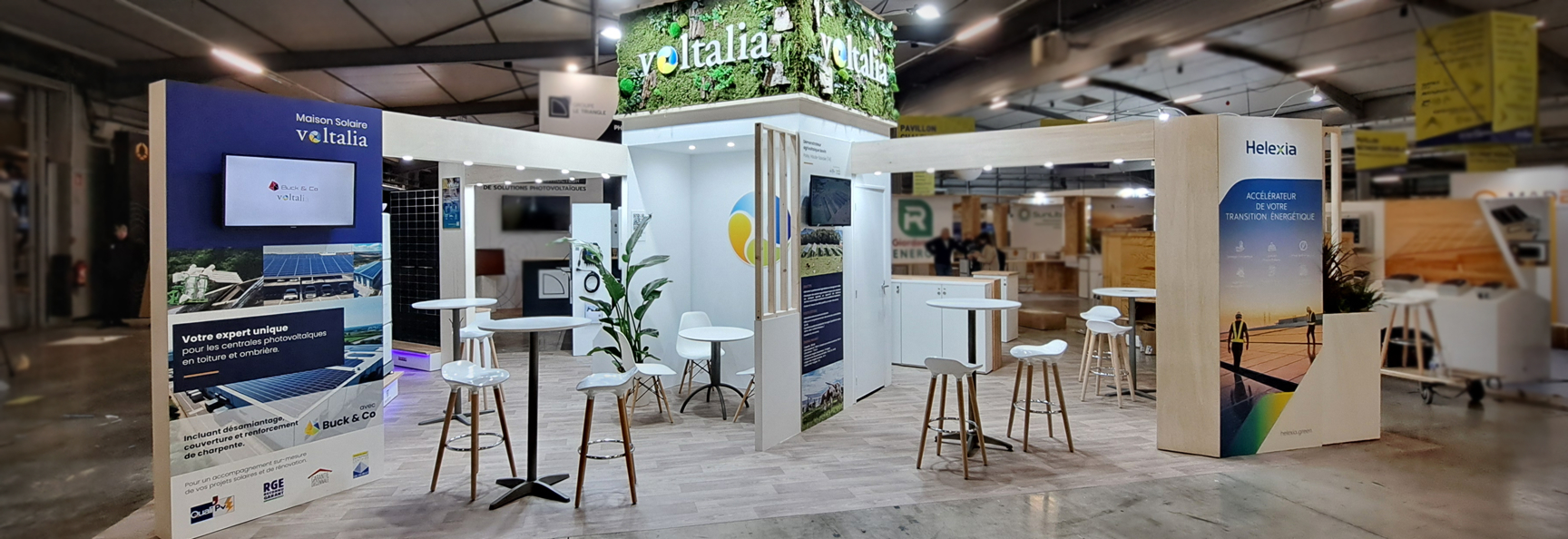 Stand modulable Voltalia