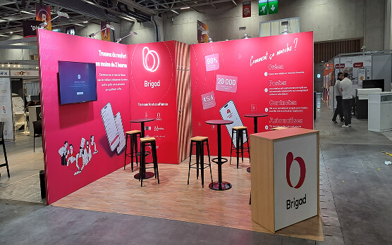 Création stand Brigad à Nantes