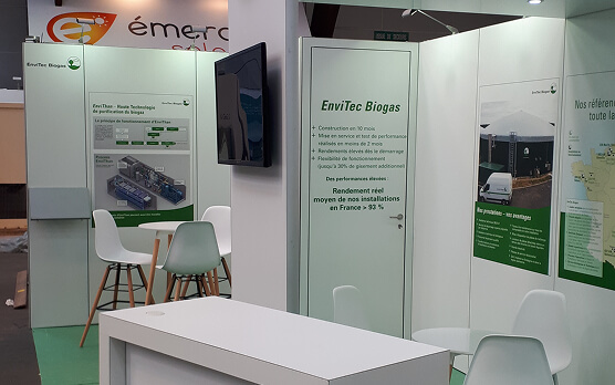 Création stand Envitec à Rennes