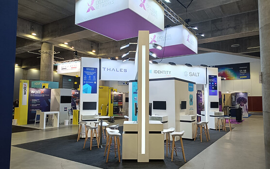 Création stand Thales à Lyon
