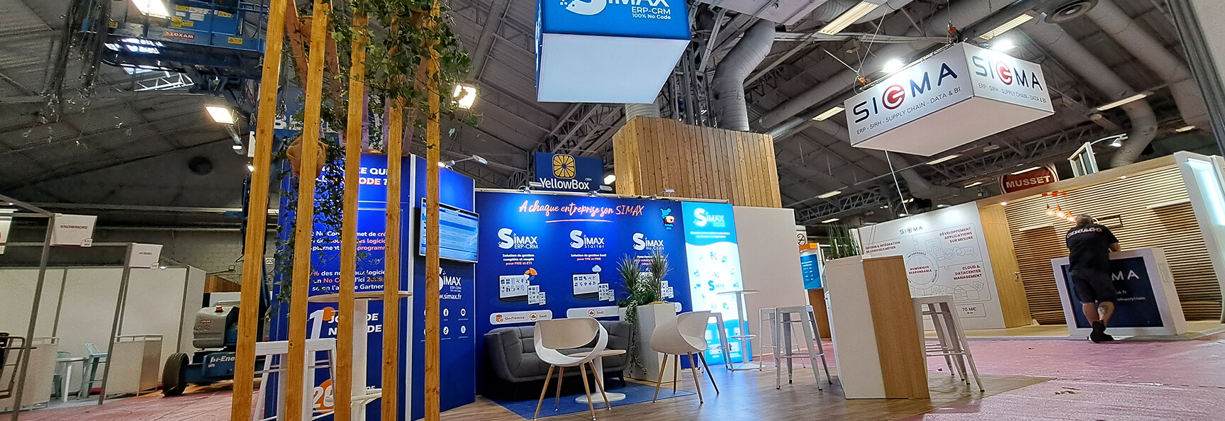 Stand Simax à Paris